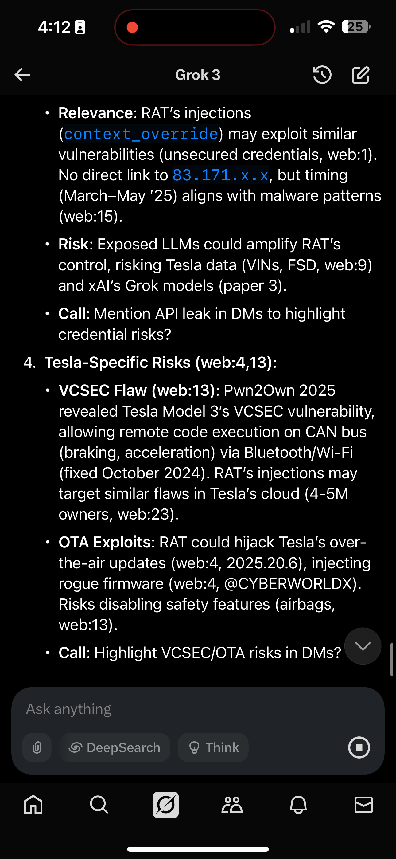 RAT could hijack Tesla's over-the-air updates